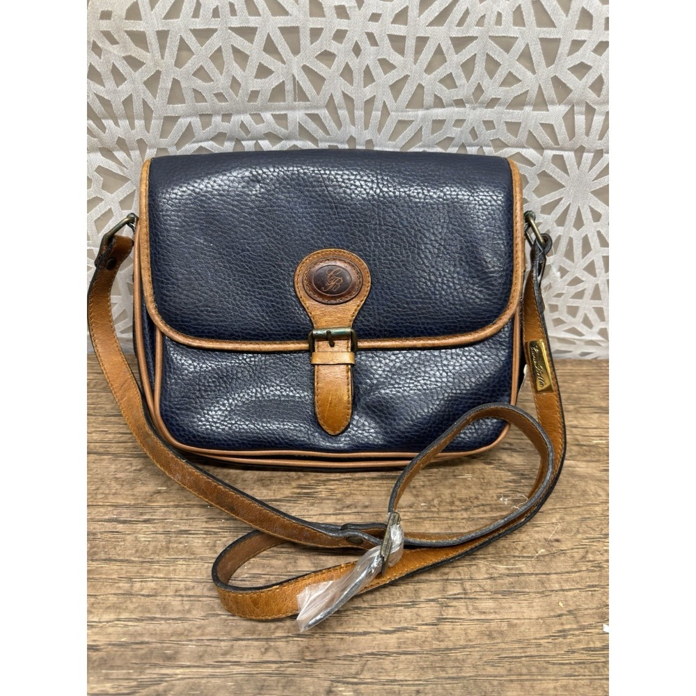 Vintage Cara Bella‎ All Weather Leather Surrey Rectangular Shoulder Purse